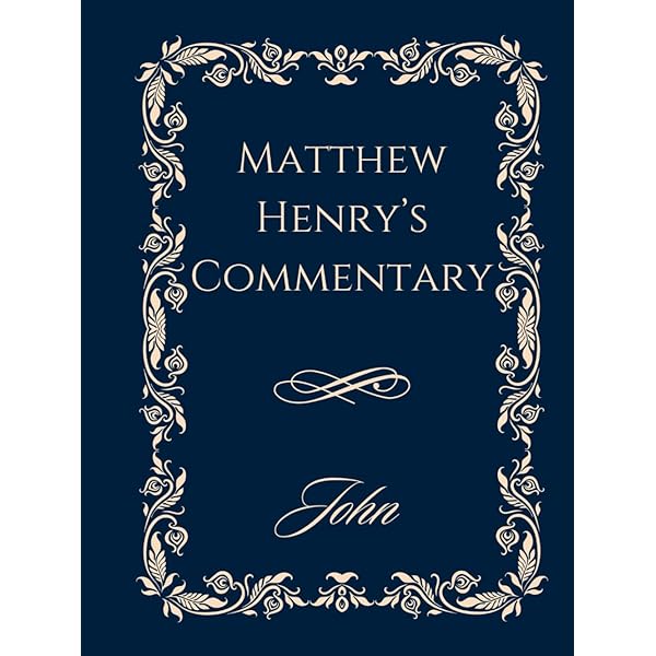 Matthew Henry Commentary Large Print: The Gospel of Matthew